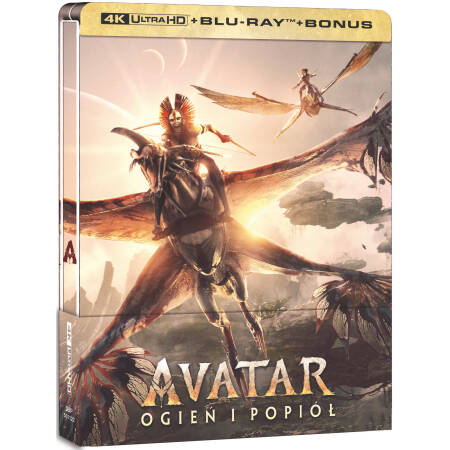 Avatar: Ogień i popiół - Steelbook UHD 4K + 2 Blu-ray