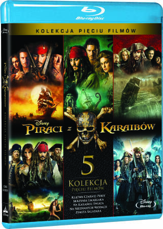 Piraci z Karaibów - Kompletna Kolekcja [5 Blu-ray]