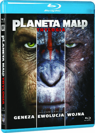 PLANETA MAŁP TRYLOGIA - 3 Blu-ray