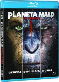 PLANETA MAŁP TRYLOGIA - 3 Blu-ray